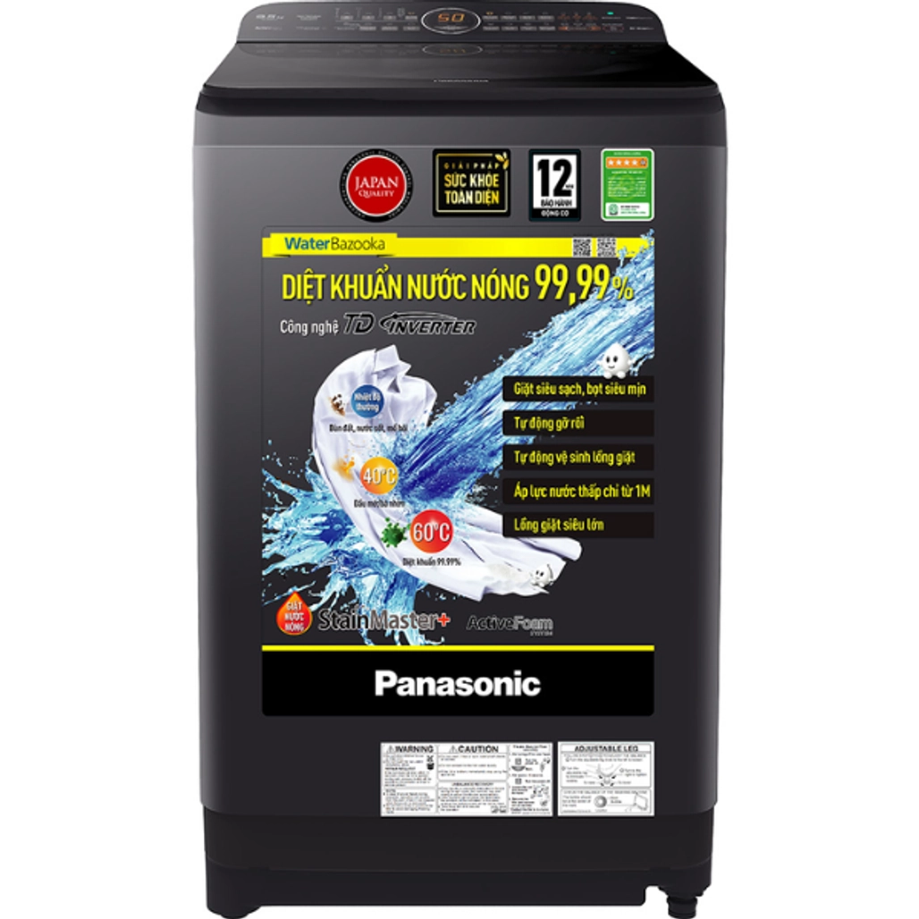 Máy Giặt Panasonic Cửa Trên 9.5Kg 2020 (Na - Fd95V1Brv)