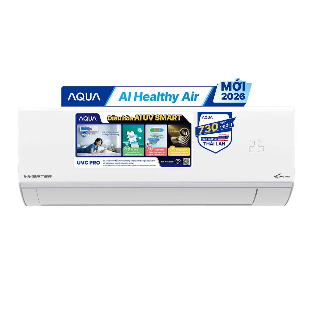 Aqua 1.5HP inverter 2026 (AQA-RUV13RB5)