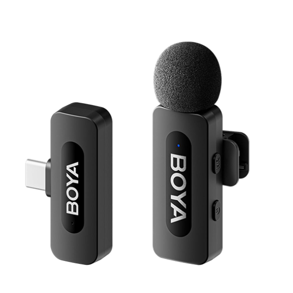 Microphone Thu Âm Không Dây Boya By - V10 V2.0