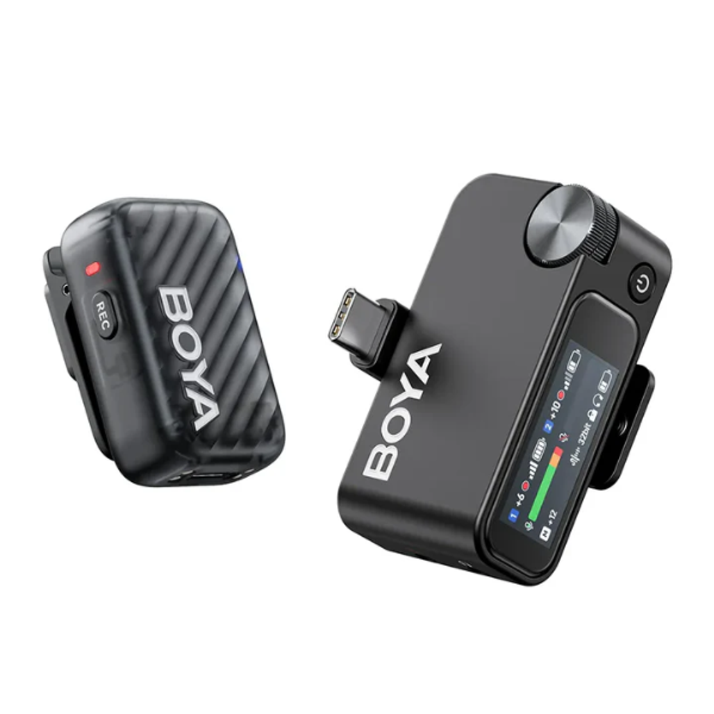 Microphone Thu Âm Không Dây Boya Mic 2 ( 1Tx + 1Rx )