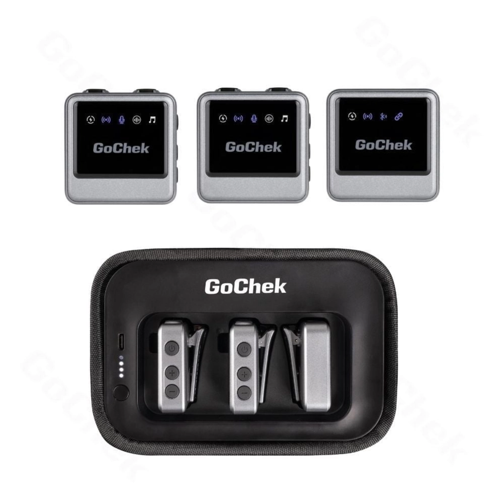 Microphone thu âm không dây gochek ultra plus d