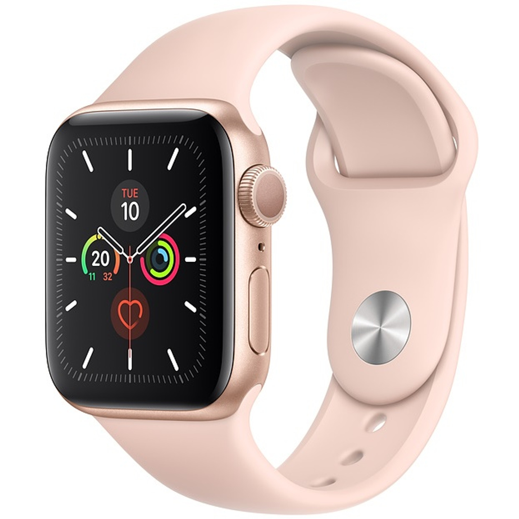 Apple Watch 5 40Mm (Gps) Viền Nhôm Vàng - Dây Hồng Chính Hãng (Mwv72) Trầy Xước