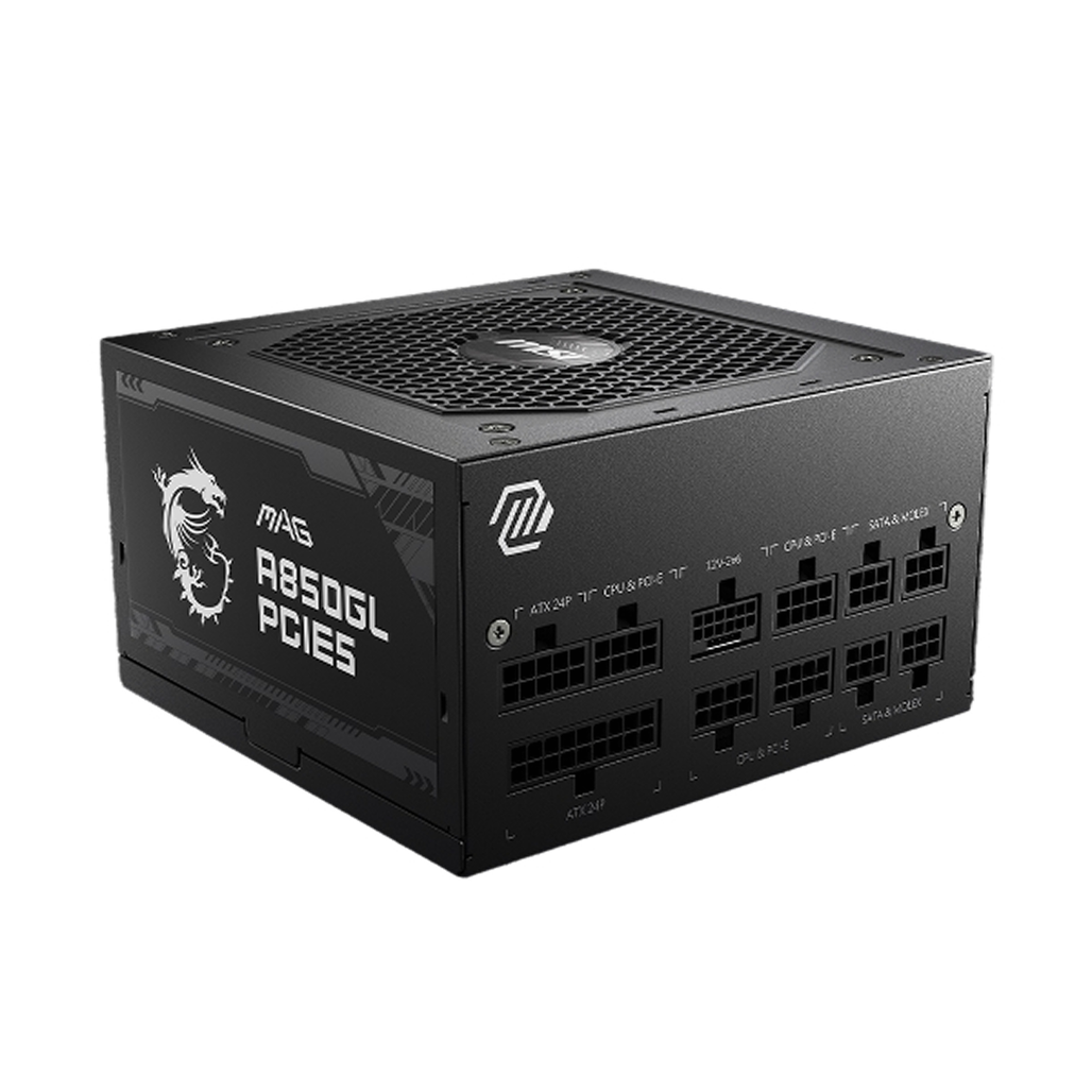 Nguồn Máy Tính Msi Mag A850Gl Pcie5 850W (80 Plus Gold)