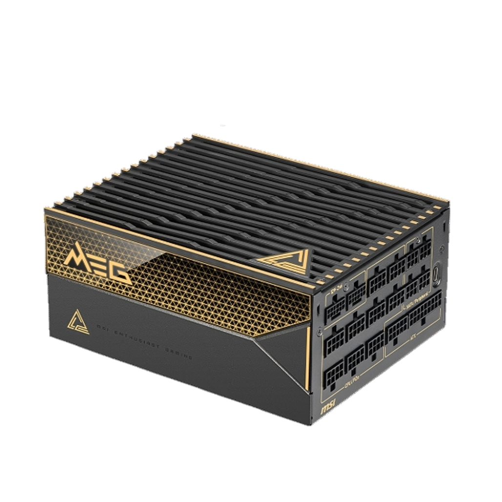 Nguồn máy tính MSI Meg AI1600T PCIe5 1600W (80 Plus Titanium)