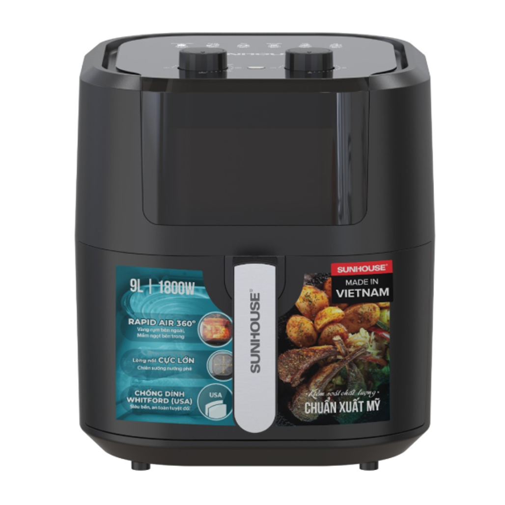 Nồi Chiên Không Dầu Sunhouse Shd4037 9L