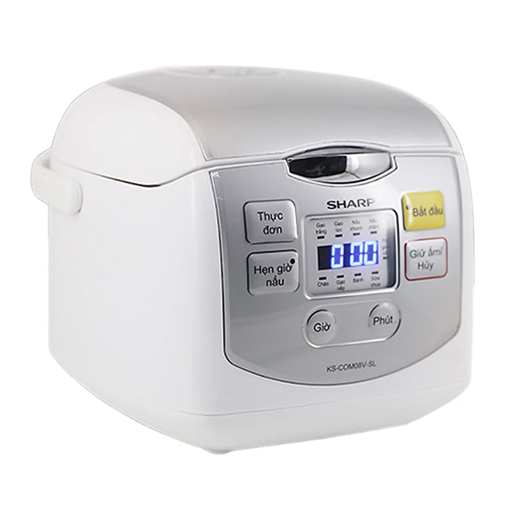 Nồi Cơm Điện Tử Sharp Ks - Com08V - Sl