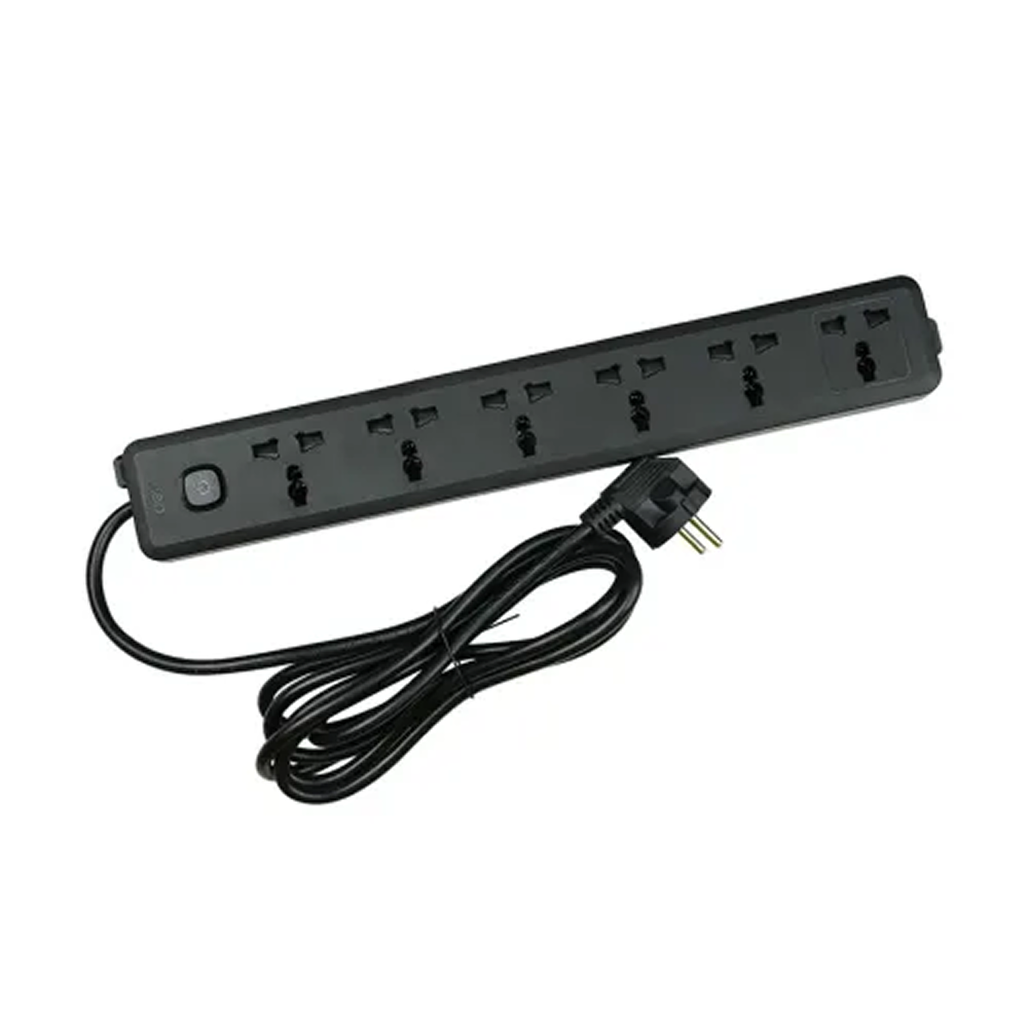 Ổ cắm điện Deli 6AC 3m có công tắc CT705