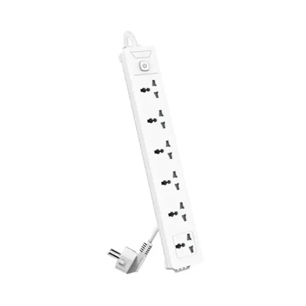 Ổ cắm điện Deli 6AC 3m có công tắc ET405