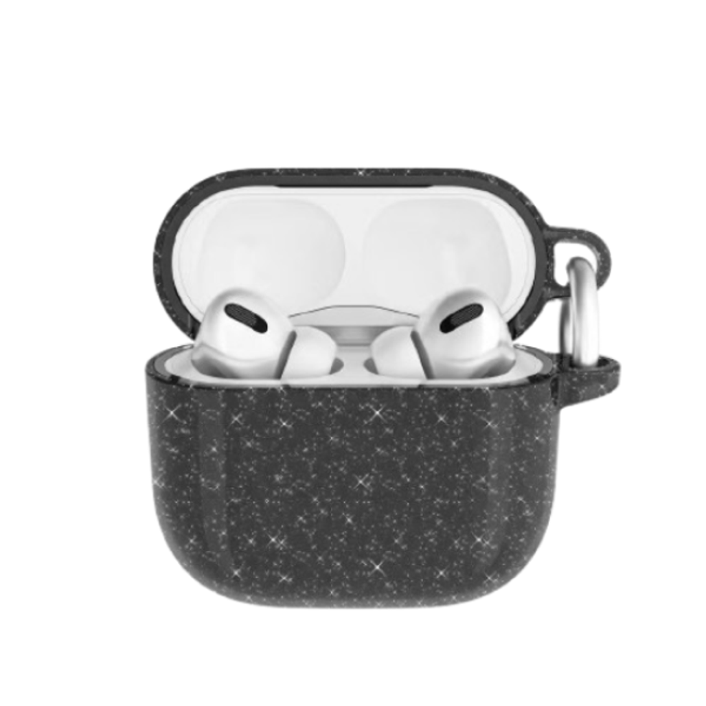 Hộp đựng tai nghe Apple Airpods 5/Airpods 4 Raigor Sparkle Transparent