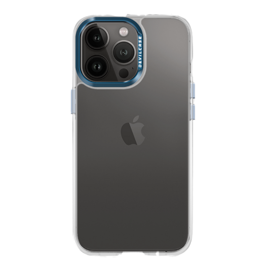 Ốp Lưng Iphone 15 Pro Max Devilcase Bản Tiêu Chuẩn Trong Suốt Viền Camera