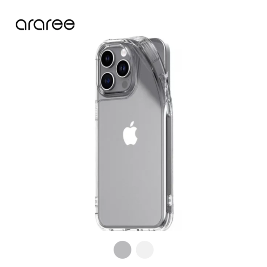 Ốp lưng iPhone 15 Pro Max Araree Flexield Clear
