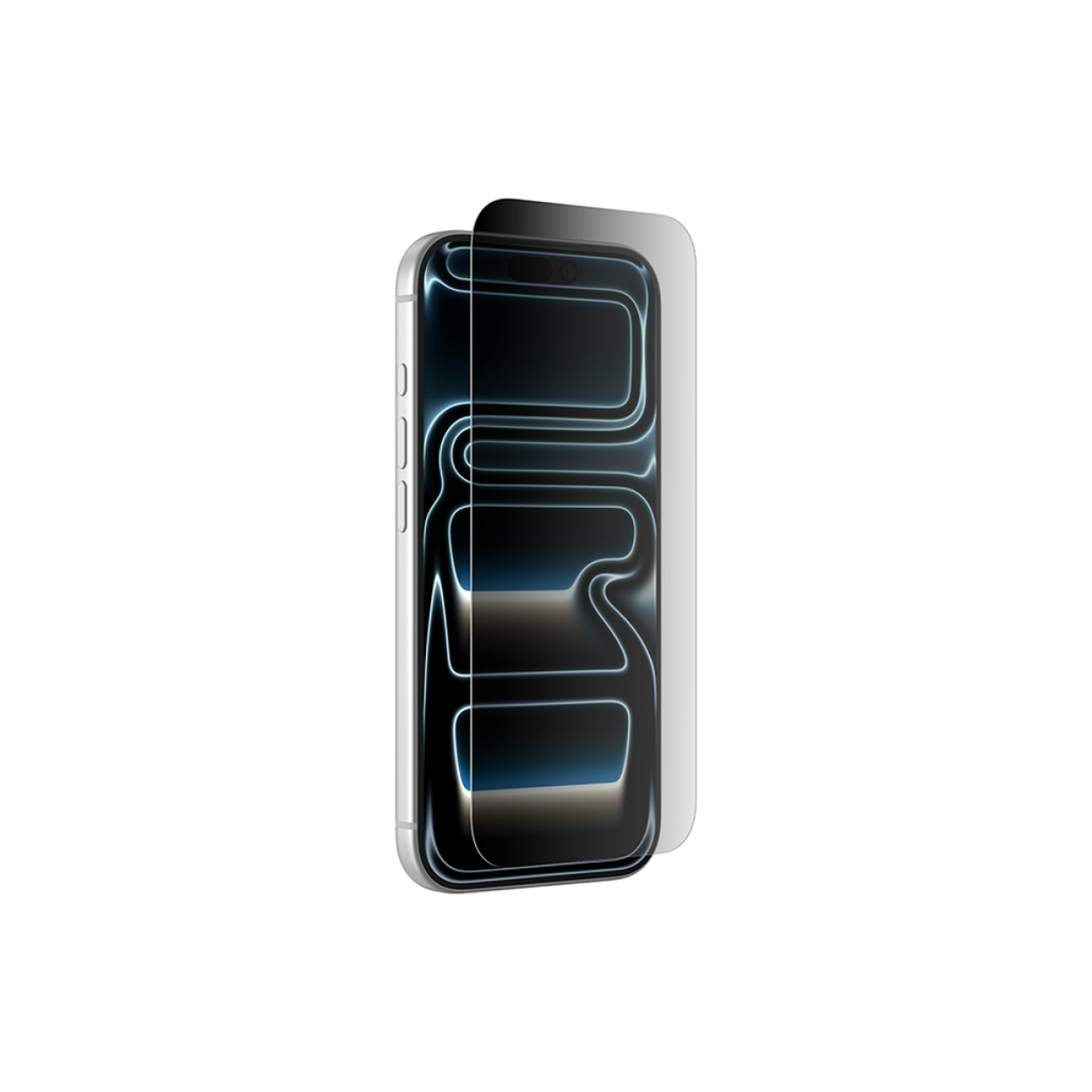 Dán kính cường lực màn hình iPhone 17 Pro Belkin chống nhìn trộm full viền đen cao cấp đen