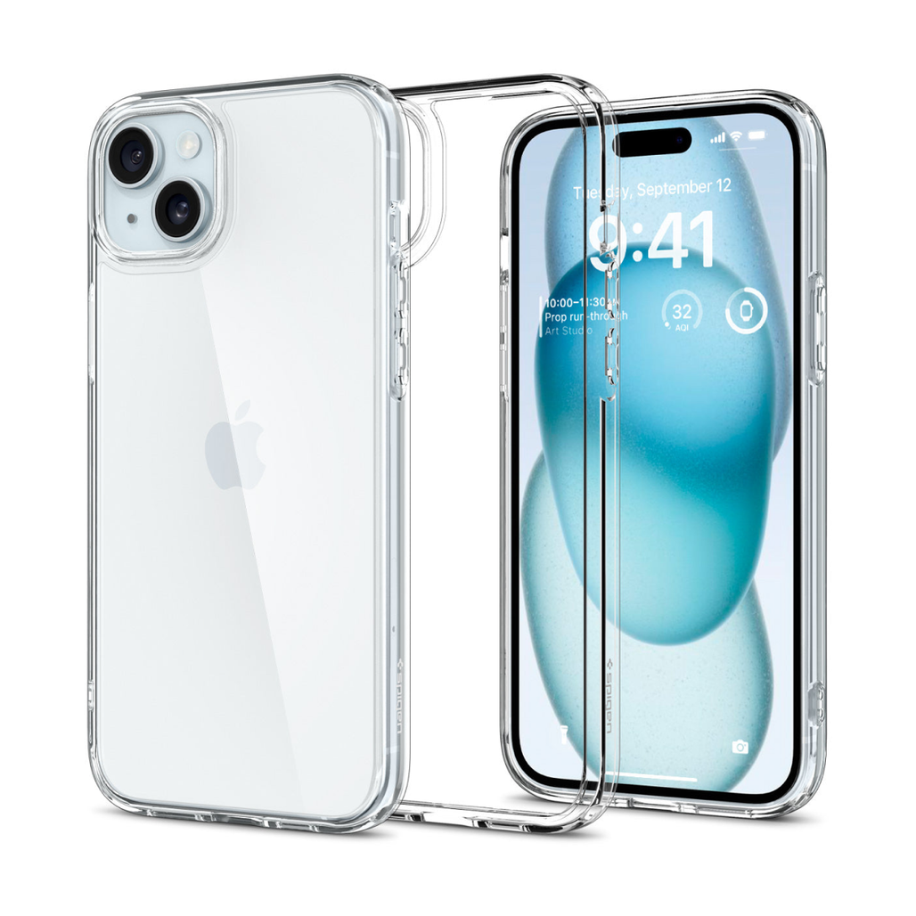 Ốp lưng iPhone 17e/16e/15/14/13 Spigen Mag Ultra Hybrid Crystal Clear