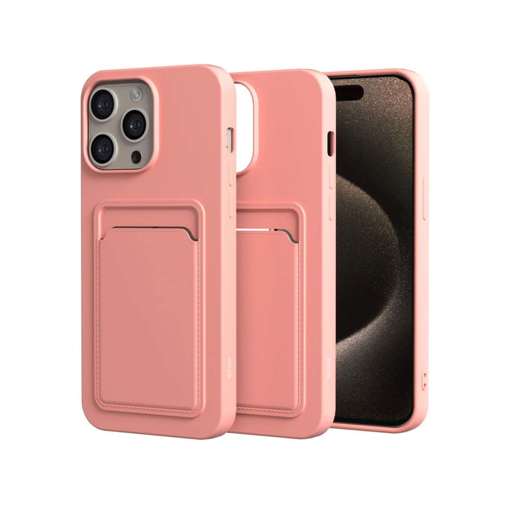 Ốp lưng iPhone 15 Pro Max Mipow Card Holder TPU + PU Leather
