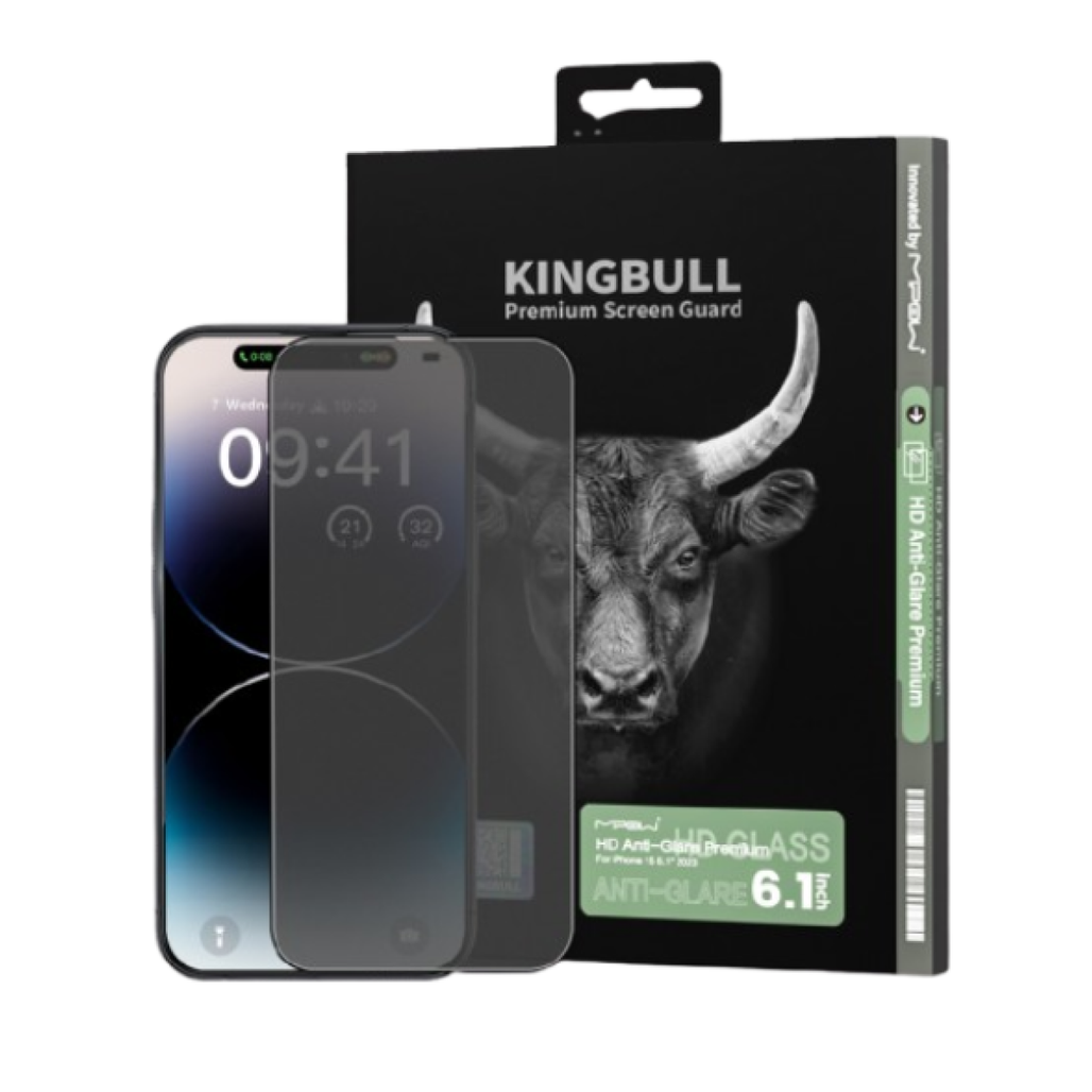 Miếng Dán Cường Lực Mipow iPhone 16/15 Chống Vân Tay