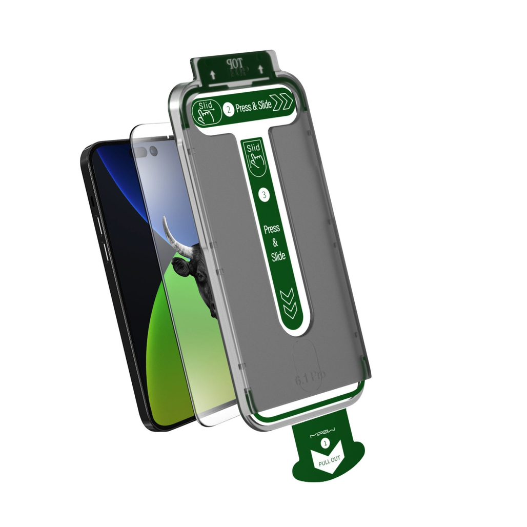 Miếng Dán Cường Lực Mipow iPhone 14 Pro Full HD Đen