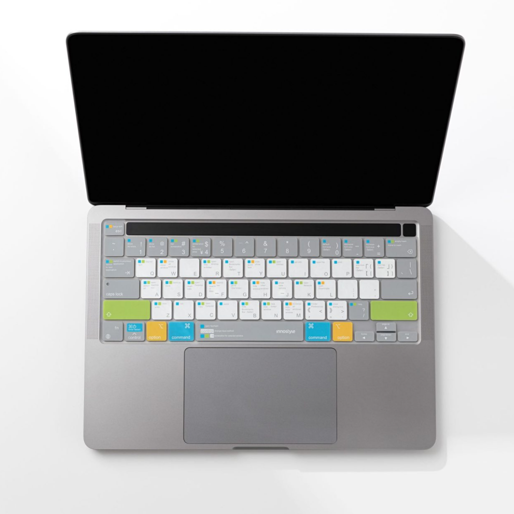 Phủ phím Innostyle Keyguard Navigator Shortcut For MacBook Pro 14/16/Air 13/15/ Neo 13 inch With Tou