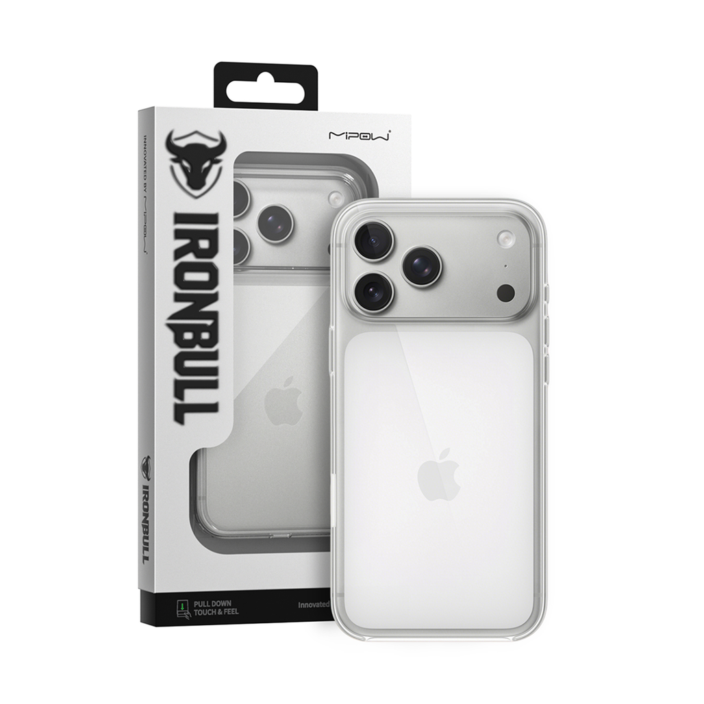 Ốp lưng iPhone 18 Pro/17 Pro Mipow Soft TPU Transparent