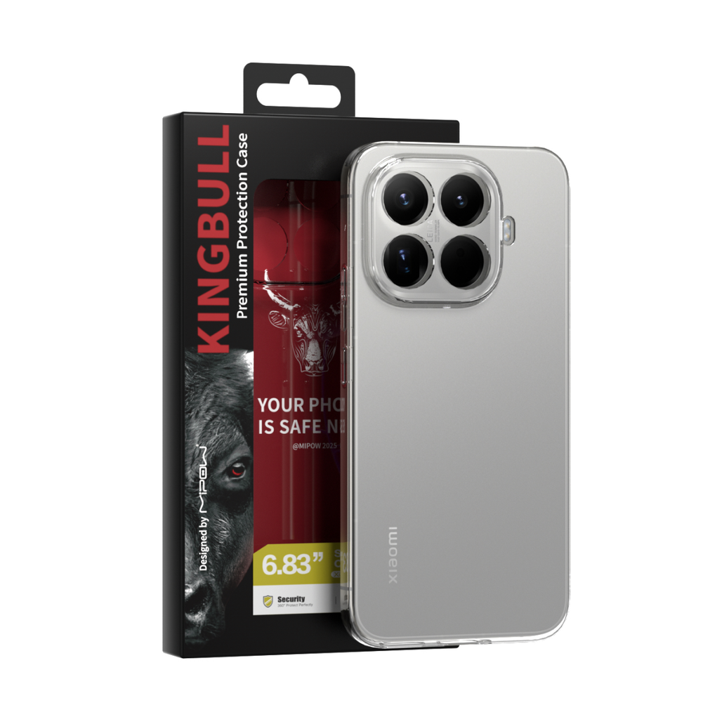 ốp lưng Xiaomi 15t pro mipow soft transparent