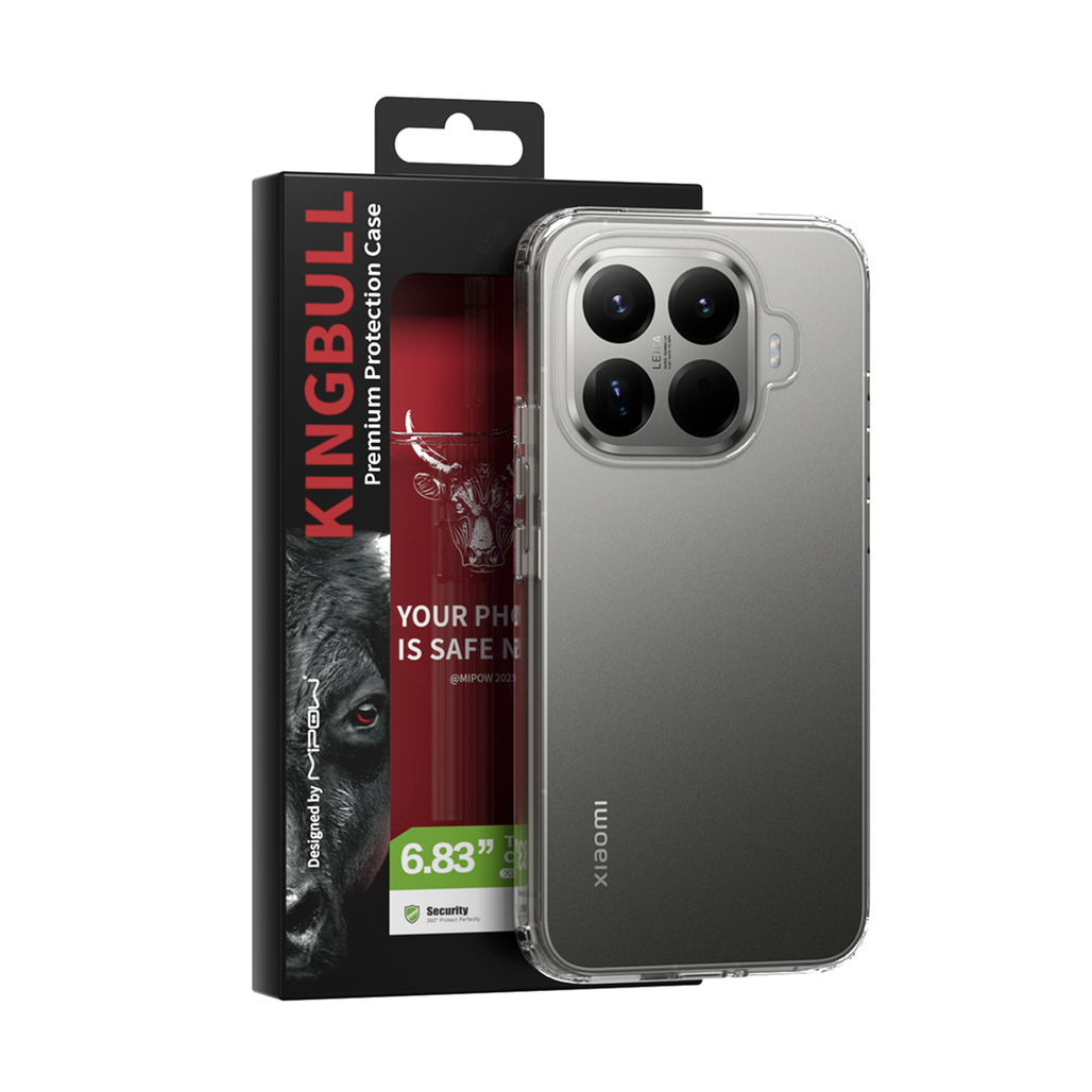 ốp lưng Xiaomi 15t pro mipow transparent clear