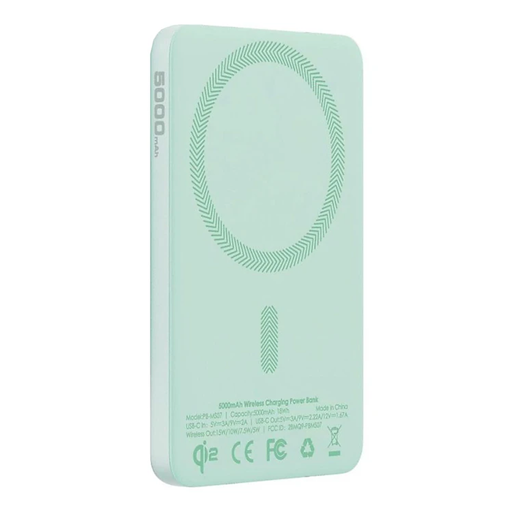 Pin dự phòng Magsafe Aukey 5000mAh 20W 1C QI2 PB-MS07A