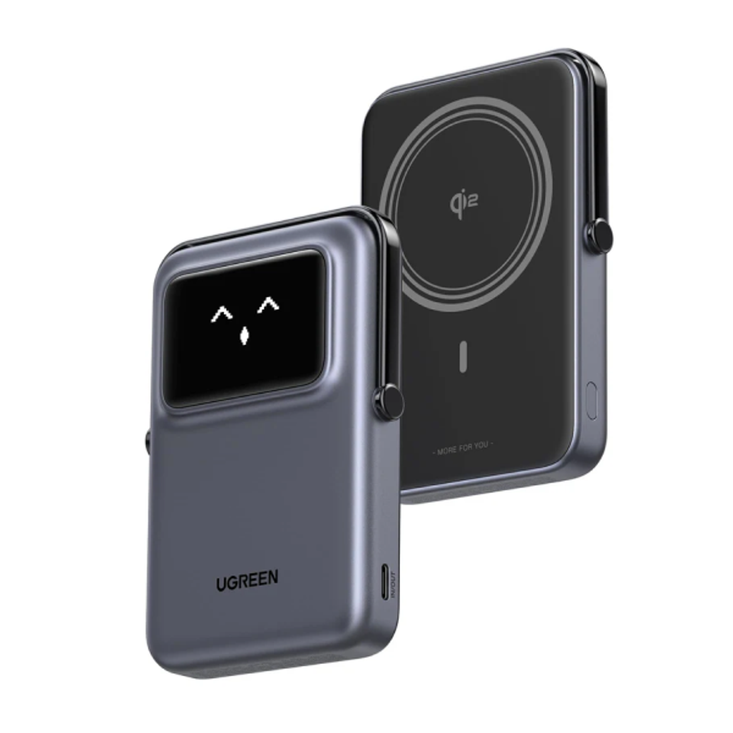 Pin Dự Phòng Không Dây Ugreen Uno Qi2 10000Mah 15W Pb764