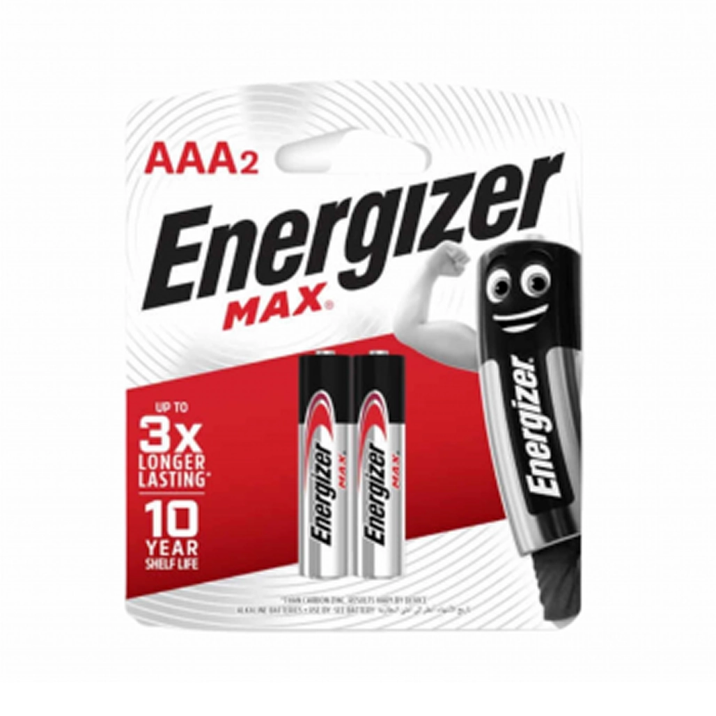 Pin tiểu Energizer Max AAA (2 viên/vỉ) E92 BP2