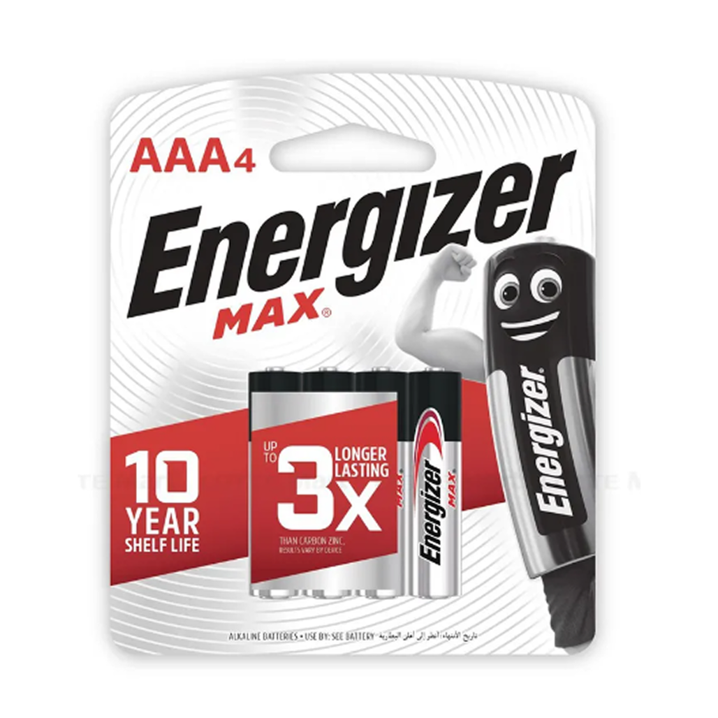 Pin tiểu Energizer Max AAA (4 viên/vỉ) E92 BP4