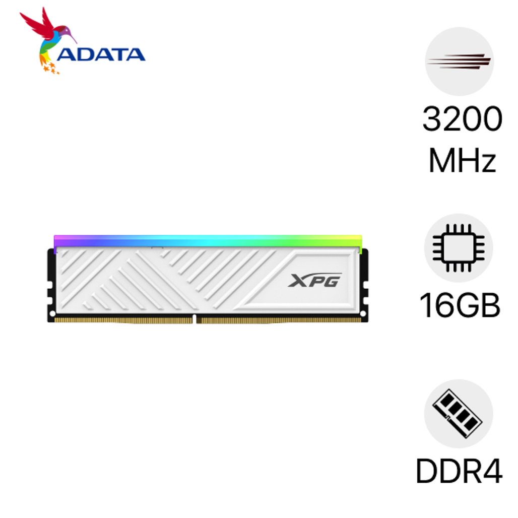Ram PC ADATA XPG D35G RGB 16GB (1x16GB) 3200MHz DDR4
