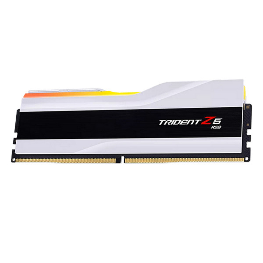 RAM PC GSkill Trident Z5 RGB DDR5 6000Mhz 16GB (1*16GB) F5-6000J3636F16GX1-TZ5RW trắng