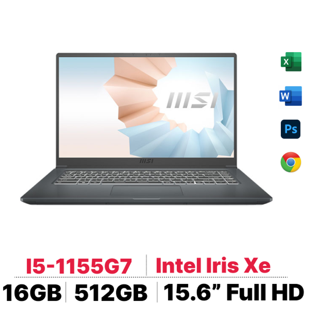 Laptop Msi Modern 15 A11Mu 680Vn