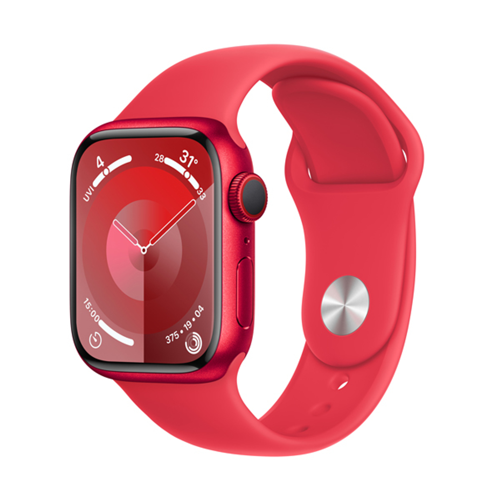 Apple Watch Series 9 41mm (4G) viền nhôm dây cao su - Cũ Trầy Xước