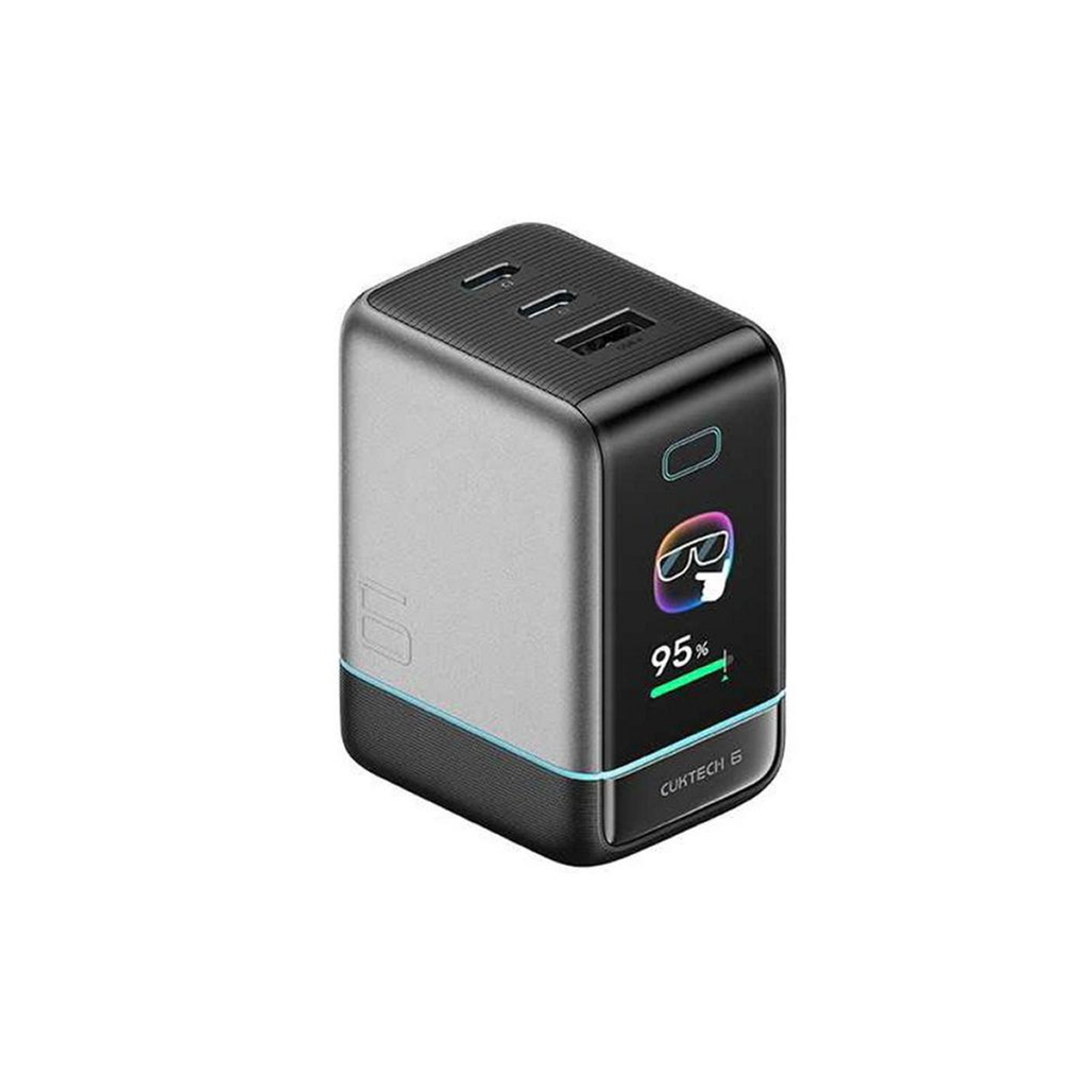Sạc Cuktech 6 Ultra 2C1A 100W PD 3.0 QC 4.0 màn hình AD653U