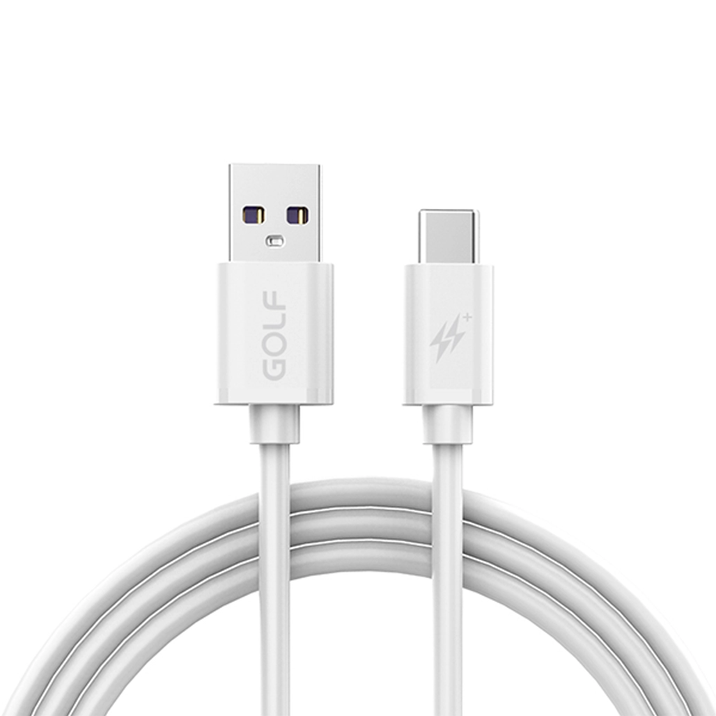 Cáp Golf USB-A to Type-C sạc nhanh 5A 40W 1 mét