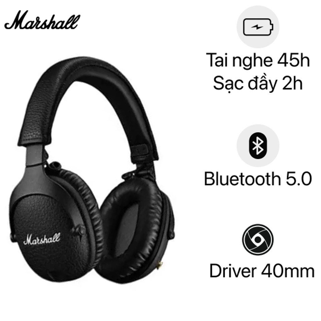 Tai Nghe Bluetooth Marshall Monitor 2 Anc