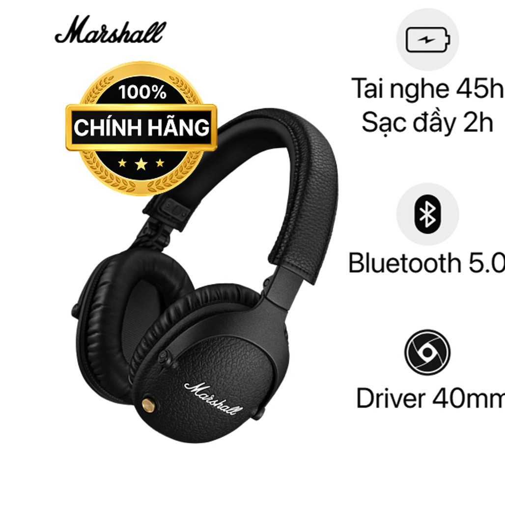 Tai nghe Bluetooth Chụp Tai Marshall Monitor 2 ANC