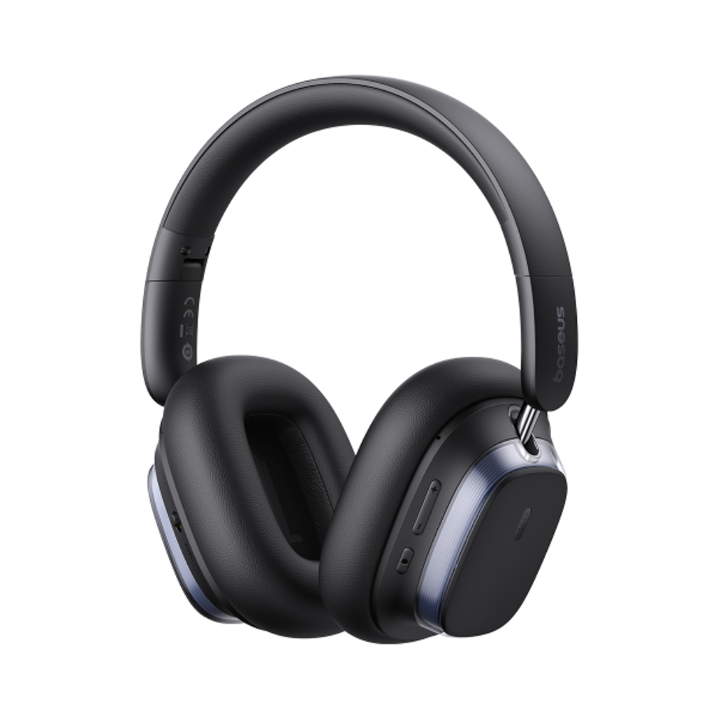 Tai nghe chụp tai không dây Baseus Bowie H1s - Đen, Trắng, Bluetooth v5.4, 120 giờ chơi nhạc, chống ồn ANC