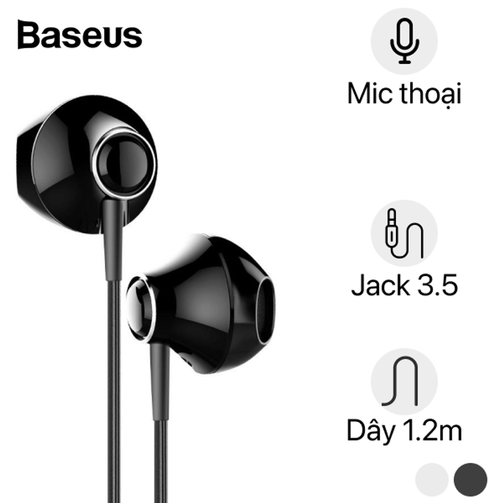 Tai nghe có dây Baseus Encok H06