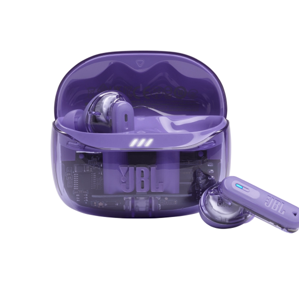 Tai nghe True Wireless JBL Tune Beam - Đen, Trắng, Tím, Xanh Dương - IP54, 6mm Dynamic Driver, 48 giờ pin