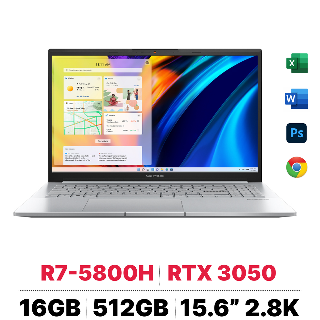 Laptop Asus VivoBook Pro 15 OLED M6500QC-MA005W - Cũ Trầy Xước