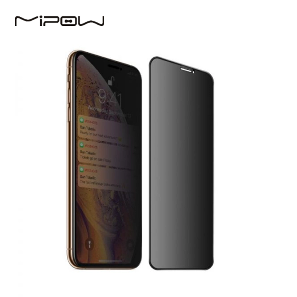 Mipow Iphone 11 Pro Max Miếng Dán Cường Lực Full Đen Chống Nhìn Trộm