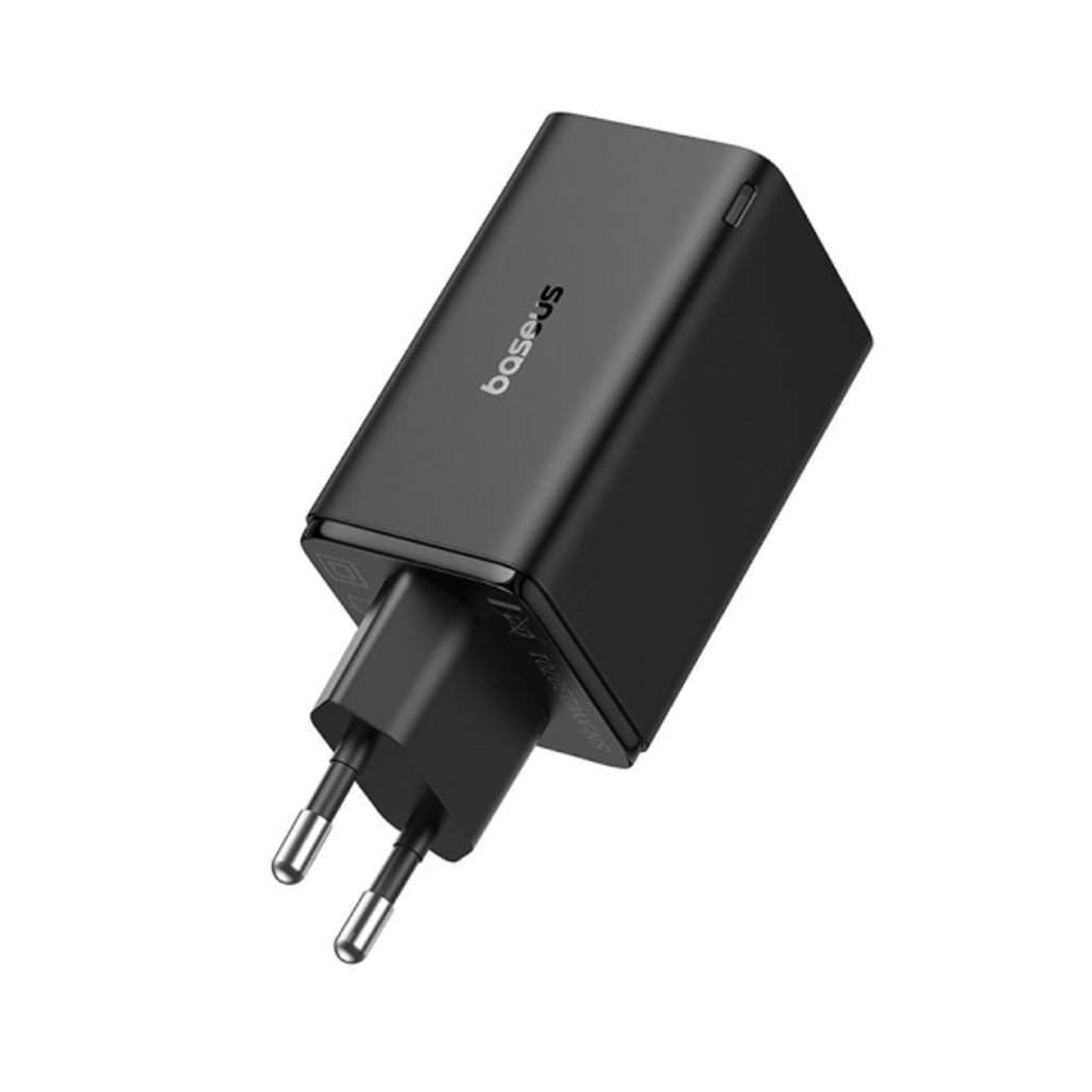 Sạc nhanh Baseus GaN6 Pro 2C + 2U 65W EU kèm cáp C-C 100W 1m