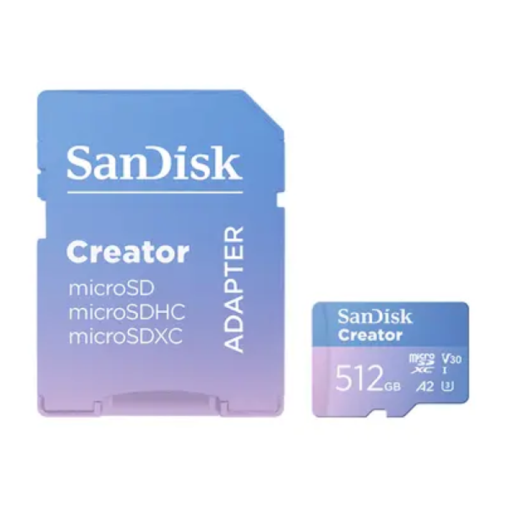 Thẻ Nhớ Microsd Sandisk Creator 512Gb