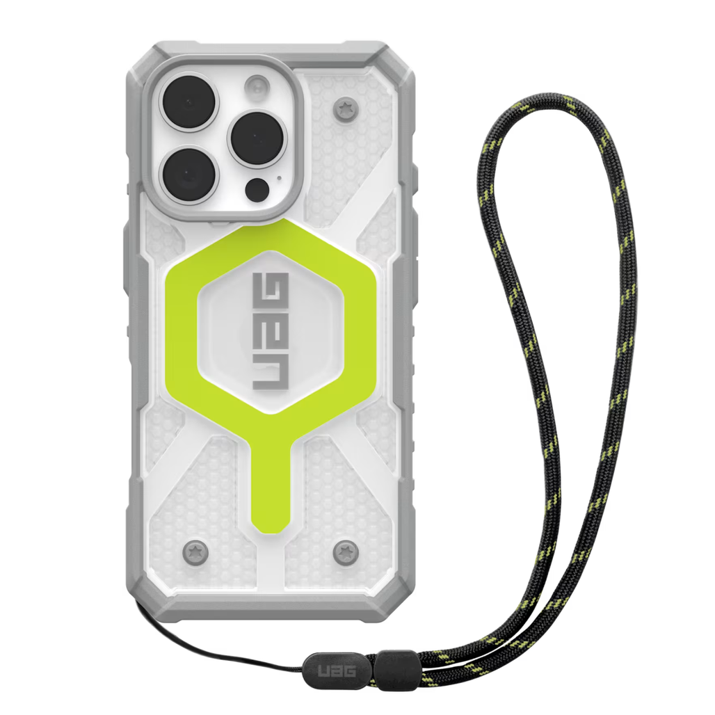 Ốp lưng kèm dây đeo iPhone 16 Pro UAG chống sốc Pathfinder Clear With Magsafe