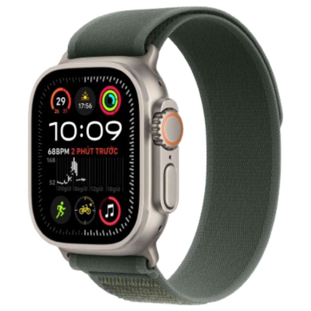 Apple Watch Ultra 2 2024 49Mm 4G Viền Titan Dây Trail Size M/L | Chính Hãng Vn/A