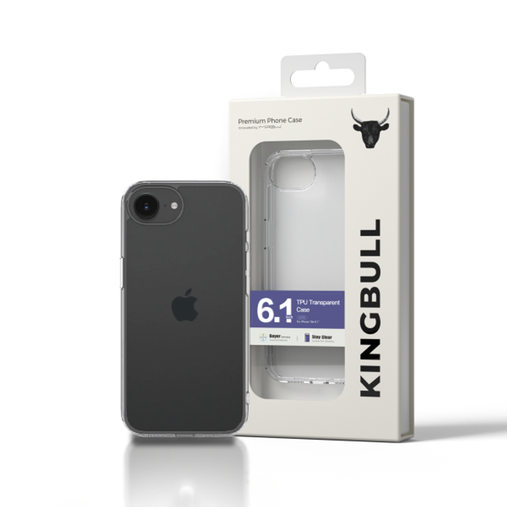 Ốp lưng iPhone 16e Mipow Soft Transparent