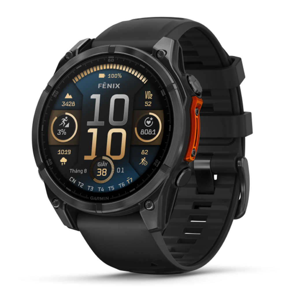 Đồng hồ thông minh Garmin Fenix 8 47mm Viền Thép