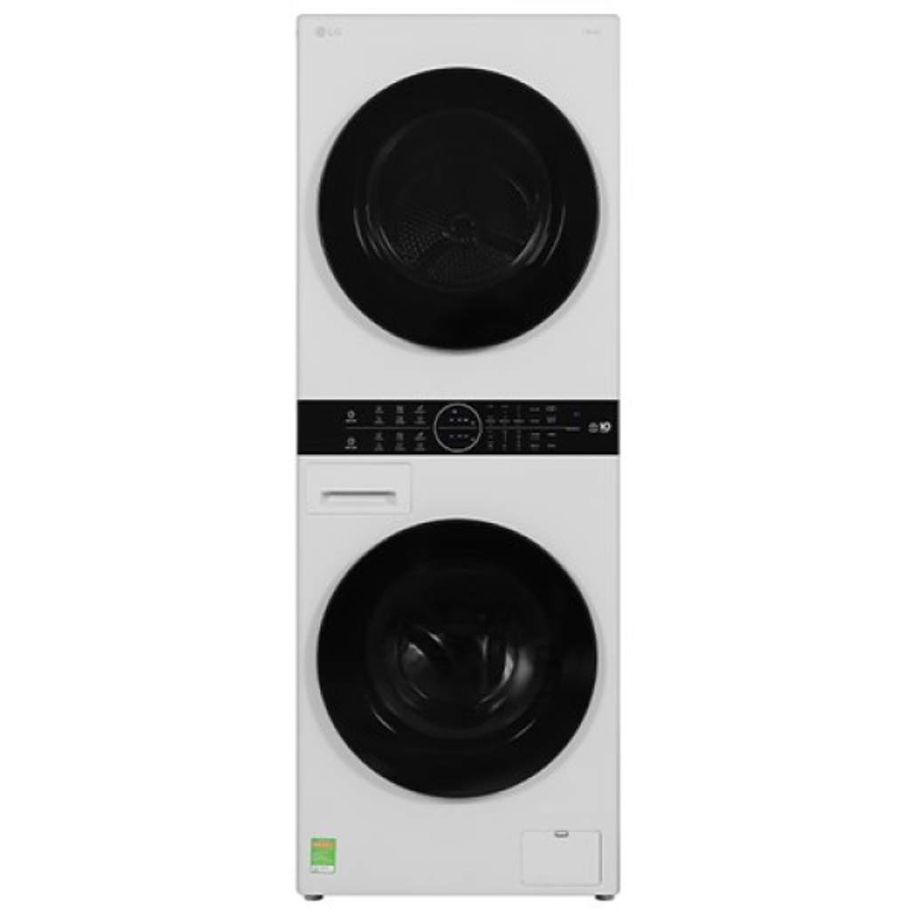 Tháp Giặt Sấy Lg Bơm Nhiệt Giặt 14Kg - Sấy 10Kg 2023 (Wt1410Nhe)