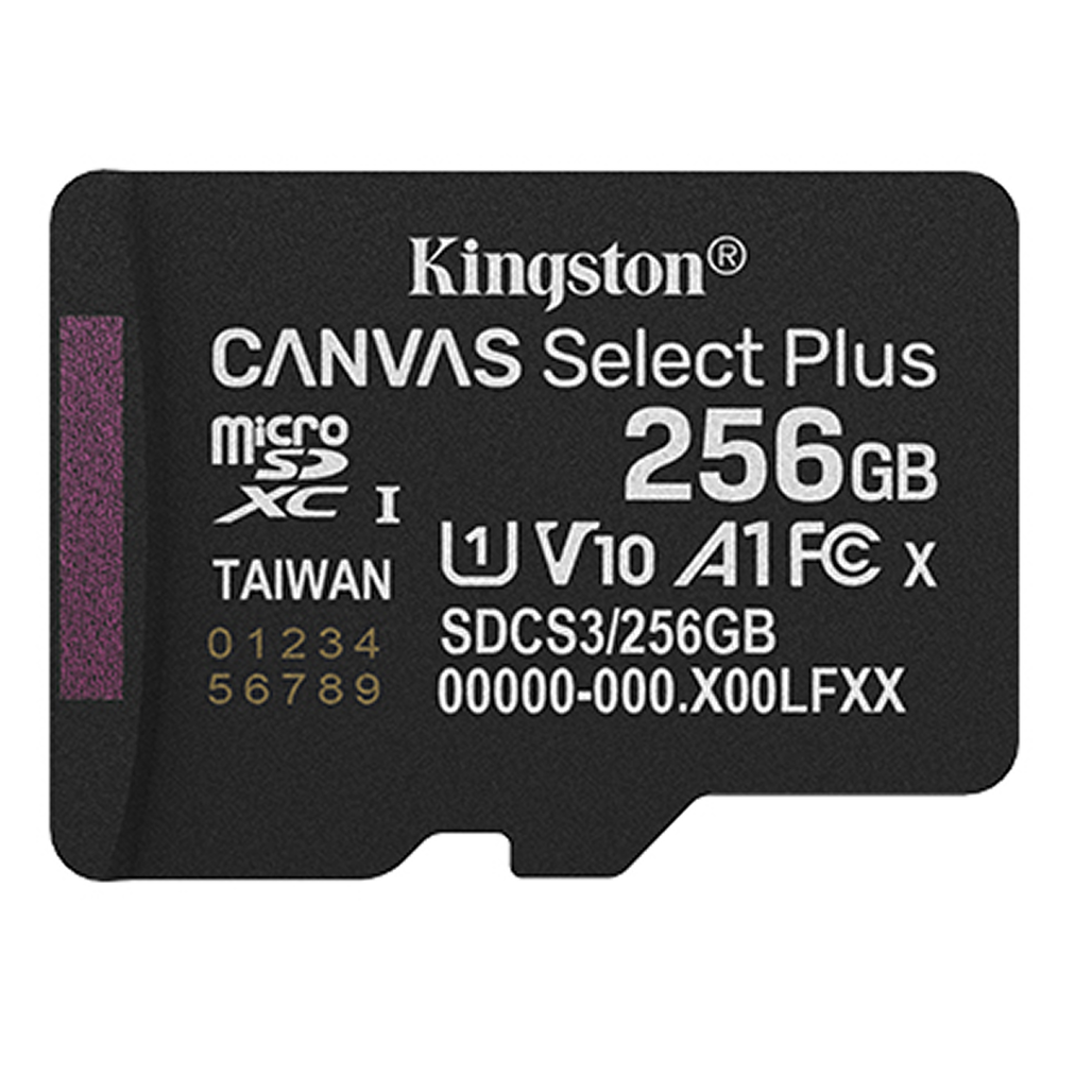 Thẻ nhớ MicroSD Kingston Canvas Select Plus 256GB SDCS3/256GBSP