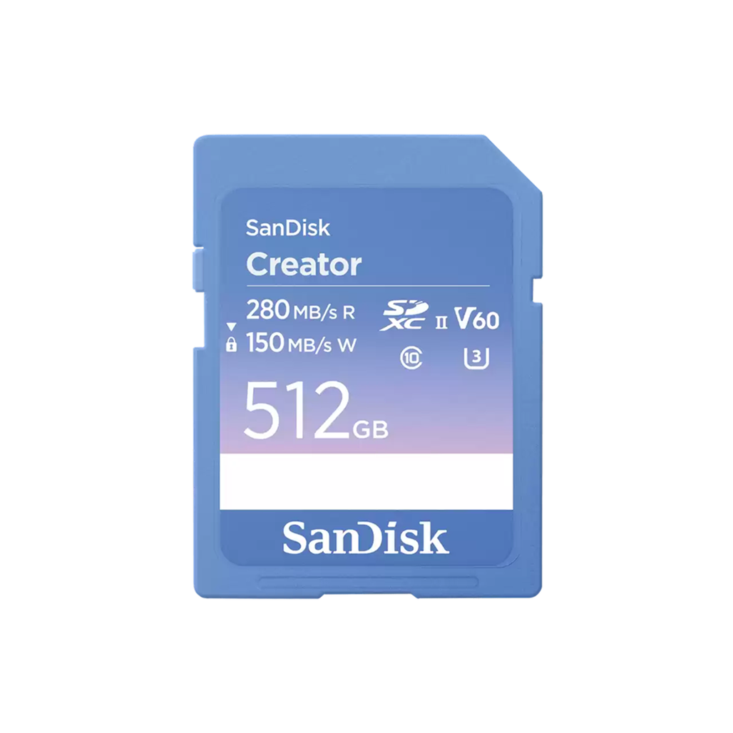 Thẻ nhớ SD Sandisk Creator 512GB